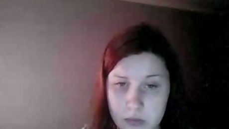 Russian BBW teen chick feels lonely and horny on webcam