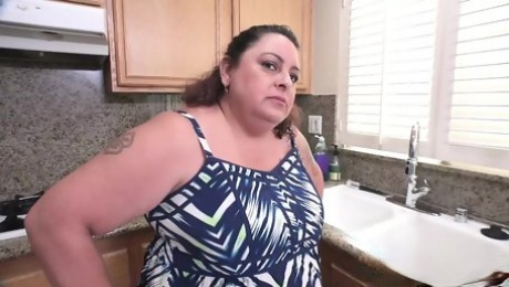Chubby Mature Housewife Lacy Bangs Has Her Fat Ass Pounded