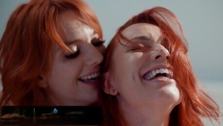 GIRLSWAY - Redhead Besties Aidra Fox & Kenna James Have Passionate Sex After Aidra's Hard Breakup