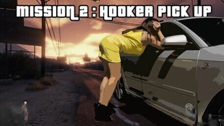 GTA real life - Mission 2 pick up and fuck a hooker in the street