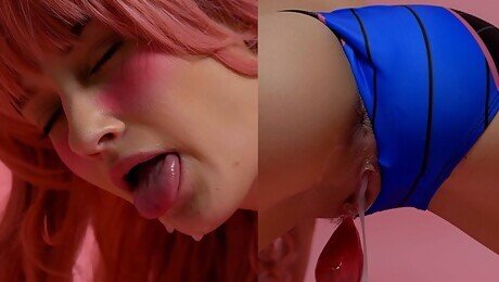 Exciting Tiffany's pink hair xxx